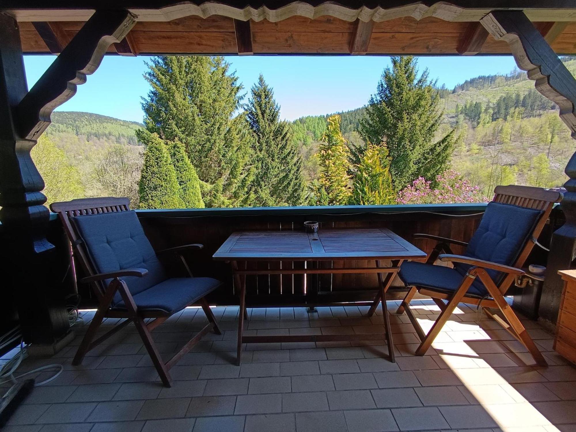 Vacation Home Am Hermannsberg, Oberschoenau Oberschonau Buitenkant foto
